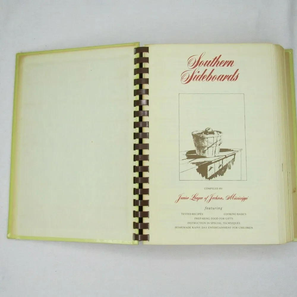 1982 Jackson MS Cookbook Junior League‎ Recipe Community Southern Sideboards